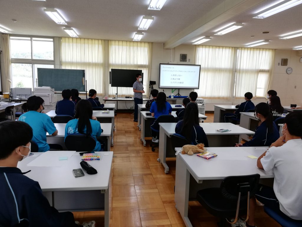 下川商業高校2年生 ビジネスプランづくりの授業を行いました！